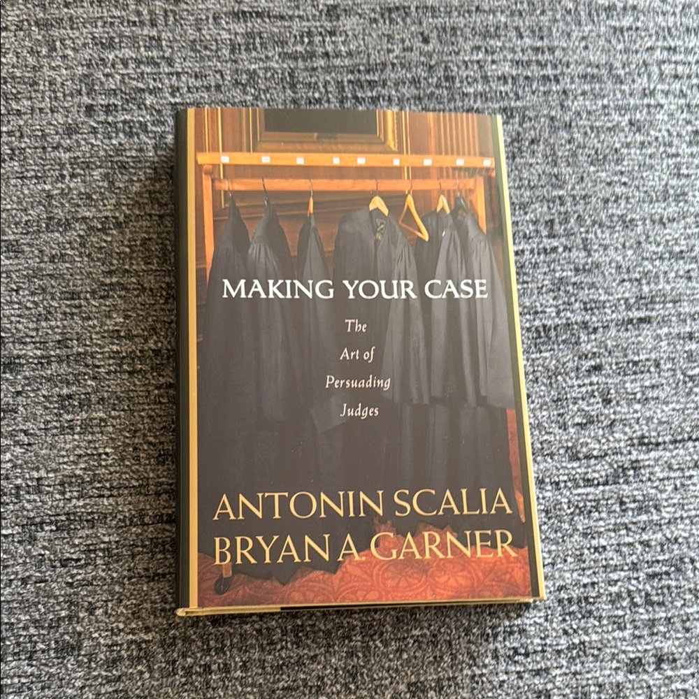 NEW Making Your Case Hardcover Book